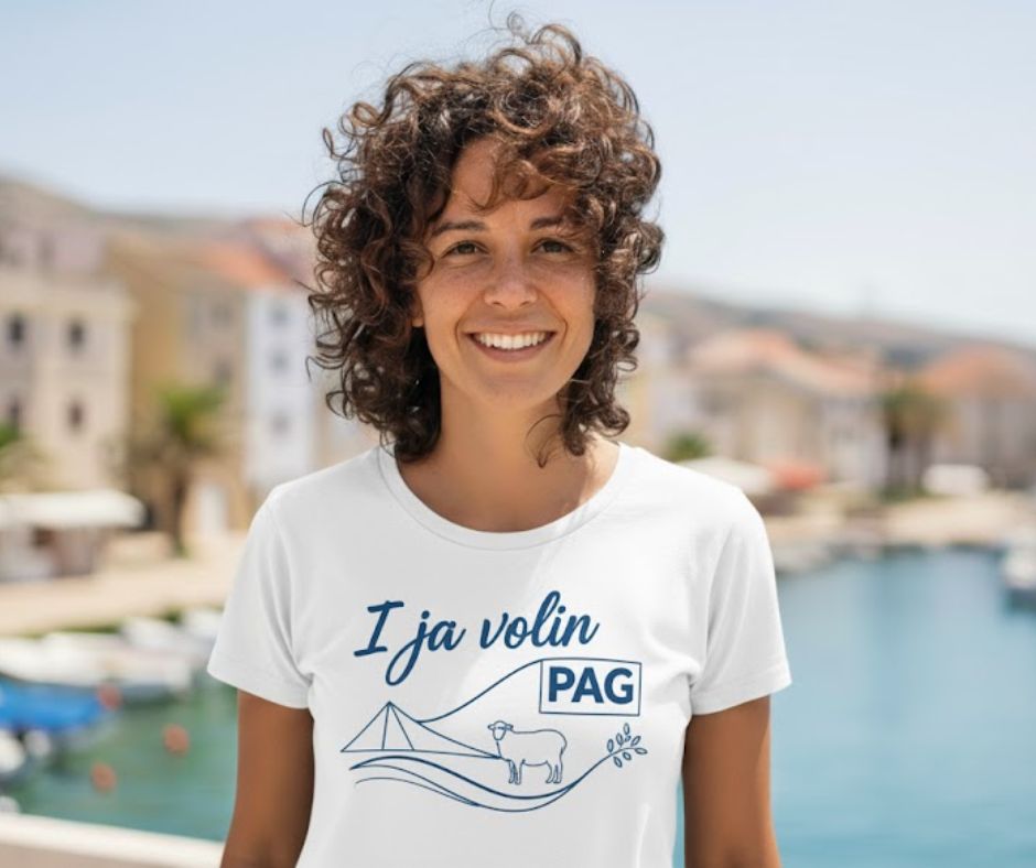 I ja volin Pag — Majica (minimal)